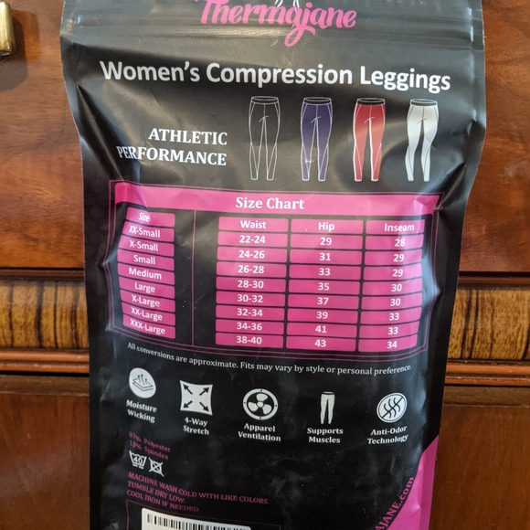 Women's Compression Leggings - Picture 2 of 3